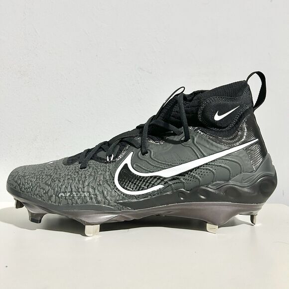 Nike Alpha Huarache NXT “Black Grey” Mens Size 8.5-11.5 Baseball Cleats No Lid main image 9